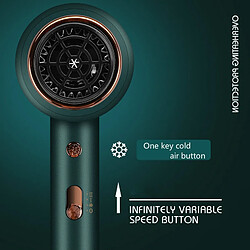 Sèche-cheveux ionique professionnel - Vert pas cher