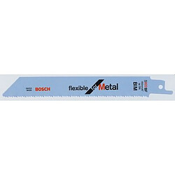 Bosch S 922 BF Lame de scie sabre pour métal - BiM - coupe droite fine - denture 1,8 mm - compatible emmanchement universel 1/2"