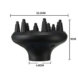 Diffuseur universel pour sèche-cheveux - Noir