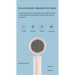 Sèche-cheveux de voyage ionique - Rose