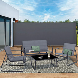 Idmarket Market Paravent Extérieur - Anthracite