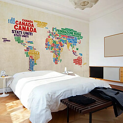 Paris Prix Carte en Italien - 309x400 cm Papier peint - Motif carte italienne - Dimension 309x400 - Multicolore