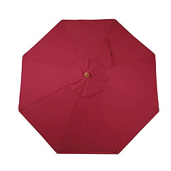 Avis Mendler Parasol de jardin rond - Rouge bordeaux