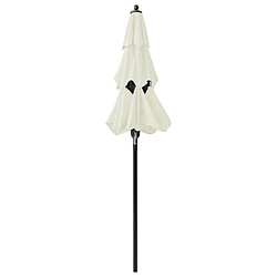 Avis Helloshop26 Parasol déporté rond - Sable