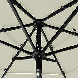 Acheter Helloshop26 Parasol déporté rond - Sable