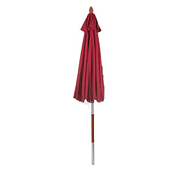 Acheter Mendler Parasol de jardin rond - Rouge bordeaux