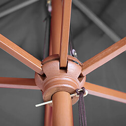 Avis Mendler Parasol rectangulaire - Bleu