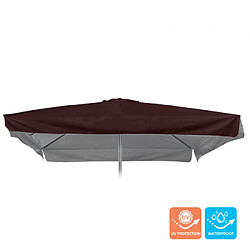 Elios parasols Toile de parasol carrée - Marron