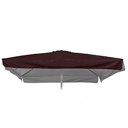 Elios parasols Toile de parasol carrée - Marron