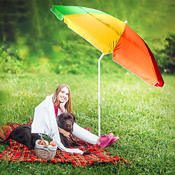Acheter Parasol de plage rond - Coloré