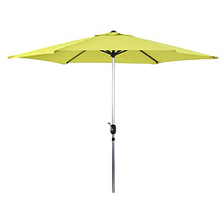Habitat Et Jardin Parasol jardin droit Alu Sol - Rond - Ø 3m - Vert