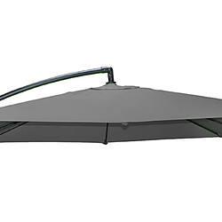 Mes Parasol déporté carré - Gris anthracite