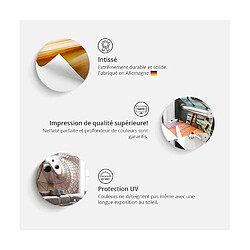 Avis ARTGEIST Papier peint - Bridge amid greenery