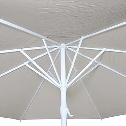 Mendler Parasol de jardin - Crème-beige pas cher