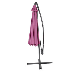 Avis Mendler Parasol déporté Acerra - Rouge lavande