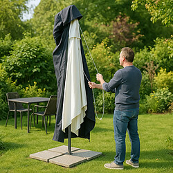 Elios parasols Housse de parasol universelle - Gris foncé