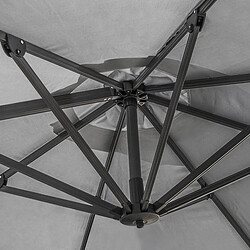 Elios parasols Parasol déporté Paradise - noir pas cher