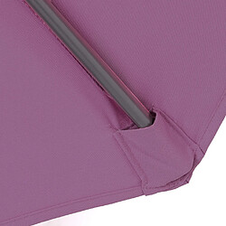 Mendler Parasol déporté Acerra - Rouge lavande pas cher