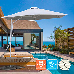 Elios parasols Parasol hexagonal Dorico - Blanc