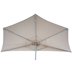 Avis Decoshop26 Demi-parasol - Crème
