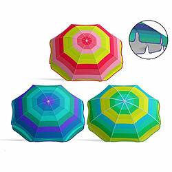 Bigbuy Parasol de jardin rayé - Multicolore