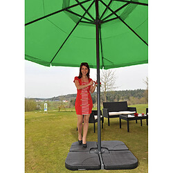 Avis Mendler Parasol de jardin rond - Vert