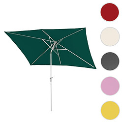 Mendler Parasol déporté rectangulaire - Vert