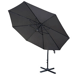 Mendler Parasol déporté rond - Anthracite
