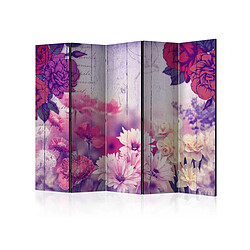 Artgeist Paravent Souvenirs Fleuris 5 Volets