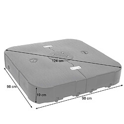 Acheter Mendler Porte-parasol XXL - Noir