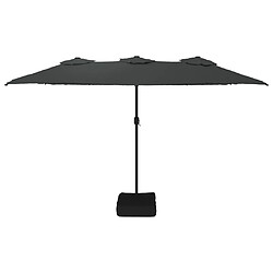 Avis Parasol à double tête vidaxl anthracite