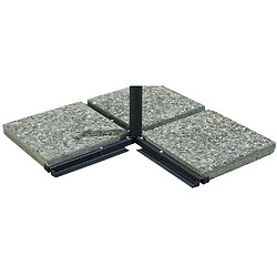 Alizé Parasol déporté carré - Paprika