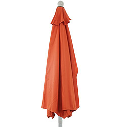Mendler Demi-parasol Parla - Terracotta pas cher