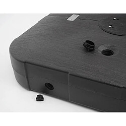 Mendler Porte-parasol XXL - Noir pas cher