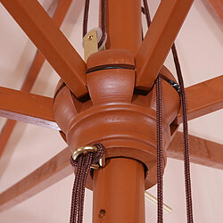 Mendler Parasol droit Florida - Crème