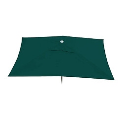 Mendler Parasol déporté rectangulaire - Vert