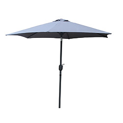 Concept Usine Parasol gris rond 2,5 x 2,5 m COME