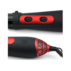 Brosse à air chaud 3 en 1 - Rouge pas cher