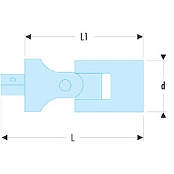 Facom cardan universel 3/8" J.240A