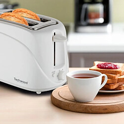 Avis Techwood Set petit déjeuner bouilloire + grille-pain - Blanc