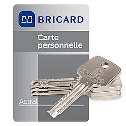 Avis Bricard lot de 2 cylindres Astral pour serrure - 30+30 mm