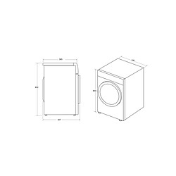 Candy CSEC8LF-S - Blanc