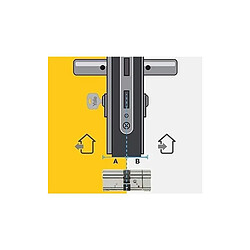 Yale cylindre de serrure YC500+ - Nickelé