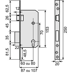 Avis Jpm serrure monobloc pour porte