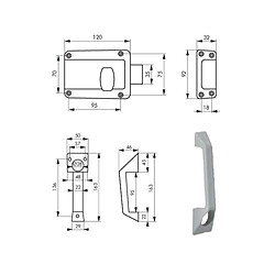 Thirard serrure de porte de garage