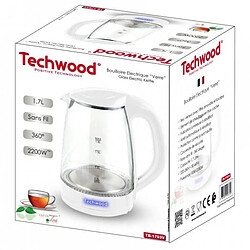 Techwood Set petit-déjeuner bouilloire et grille-pain - Blanc