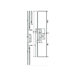 Ferco serrure à larder multipoints Decena