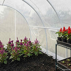 VidaXL Serre - 9 m² Blanc