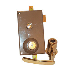 Fichet mécanisme de serrure multipoints 3001 787 droite - Doré