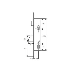 Tesa coffre de serrure monopoint